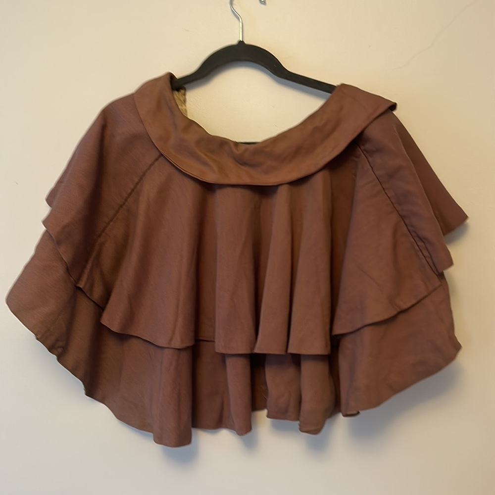 Purple vintage cape